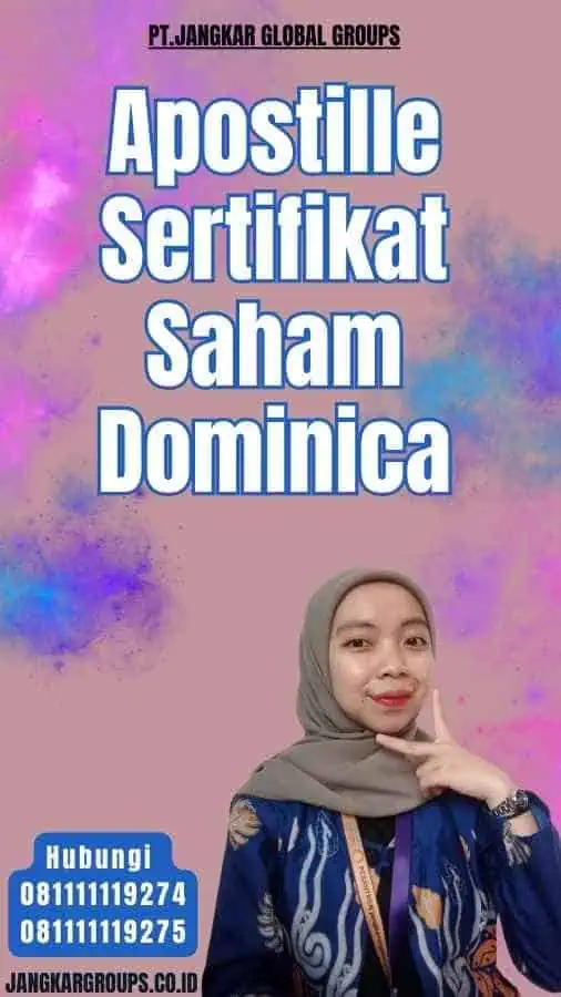 Apostille Sertifikat Saham Dominica