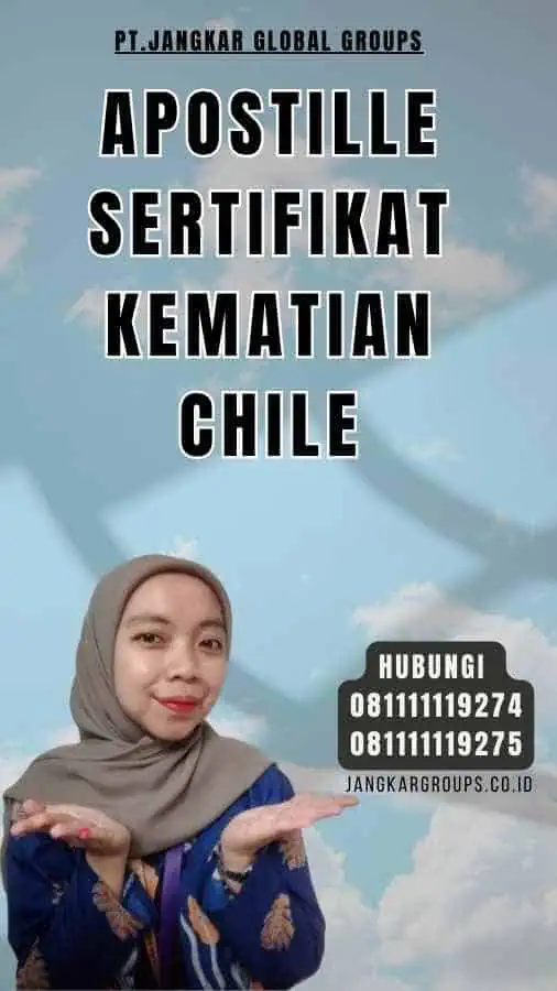 Apostille Sertifikat kematian Chile