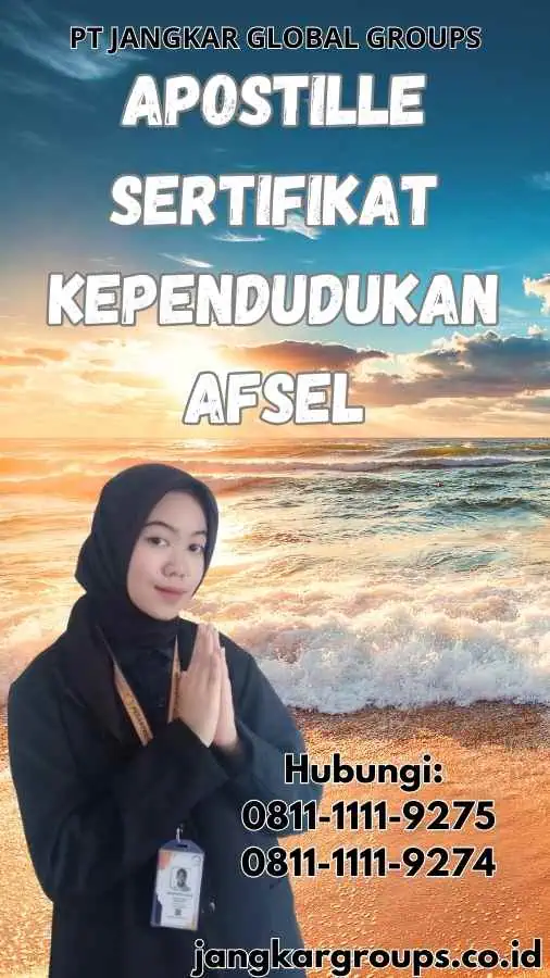 Apostille Sertifikat kependudukan Afsel