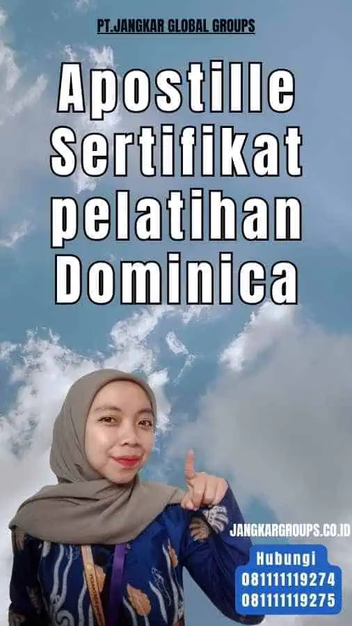 Apostille Sertifikat pelatihan Dominica