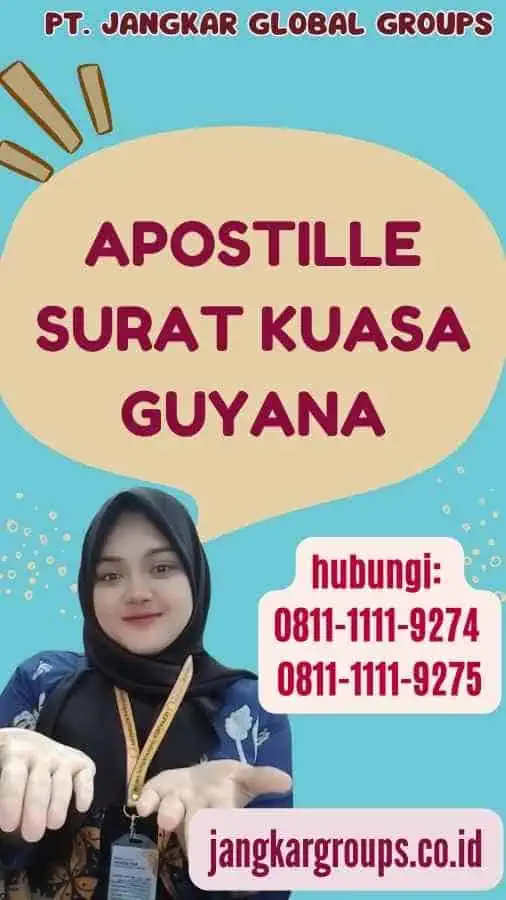 Apostille Surat Kuasa Guyana