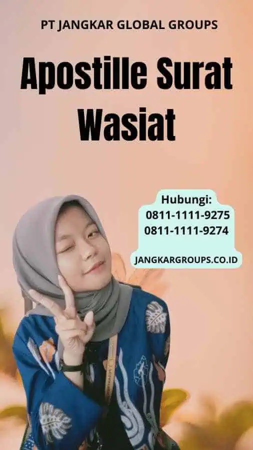 Apostille Surat Wasiat