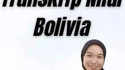 Apostille Transkrip Nilai Bolivia