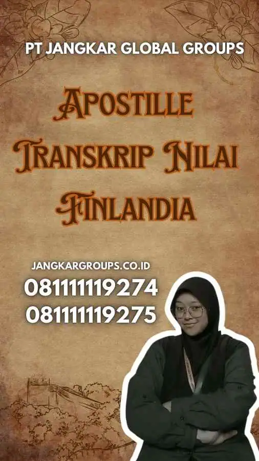 Apostille Transkrip Nilai Finlandia