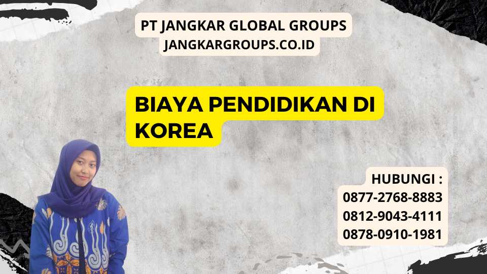 Biaya Pendidikan Di Korea