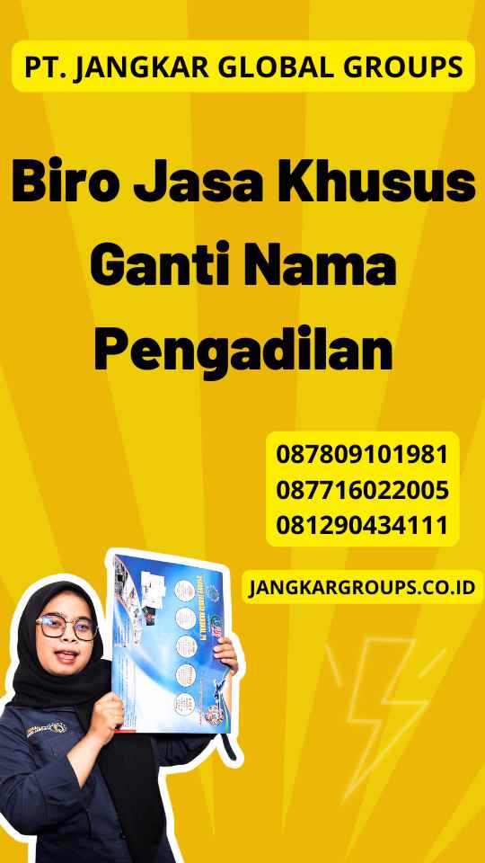 Biro Jasa Khusus Ganti Nama Pengadilan