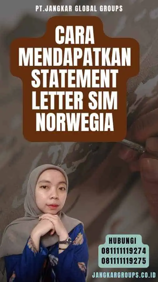 Cara Mendapatkan Statement Letter SIM Norwegia