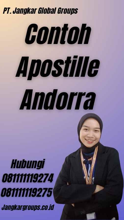 Contoh Apostille Andorra