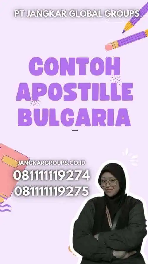 Contoh Apostille Bulgaria