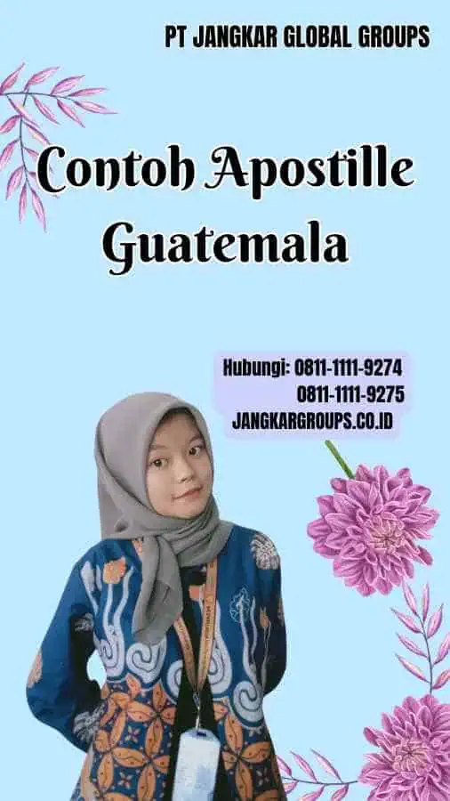 Contoh Apostille Guatemala