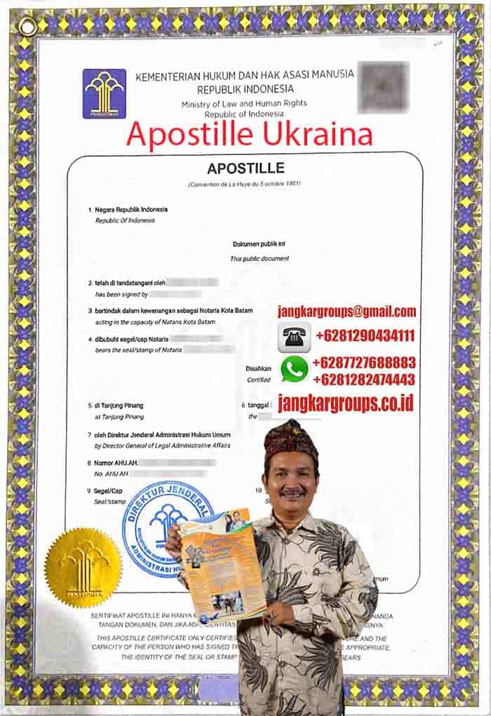 Contoh Apostille Ukraina
