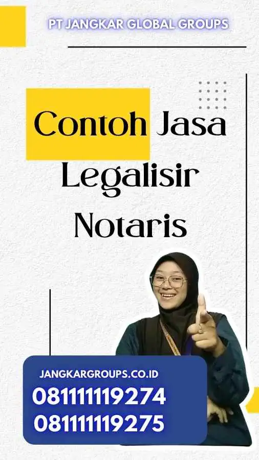 Contoh Jasa Legalisir Notaris