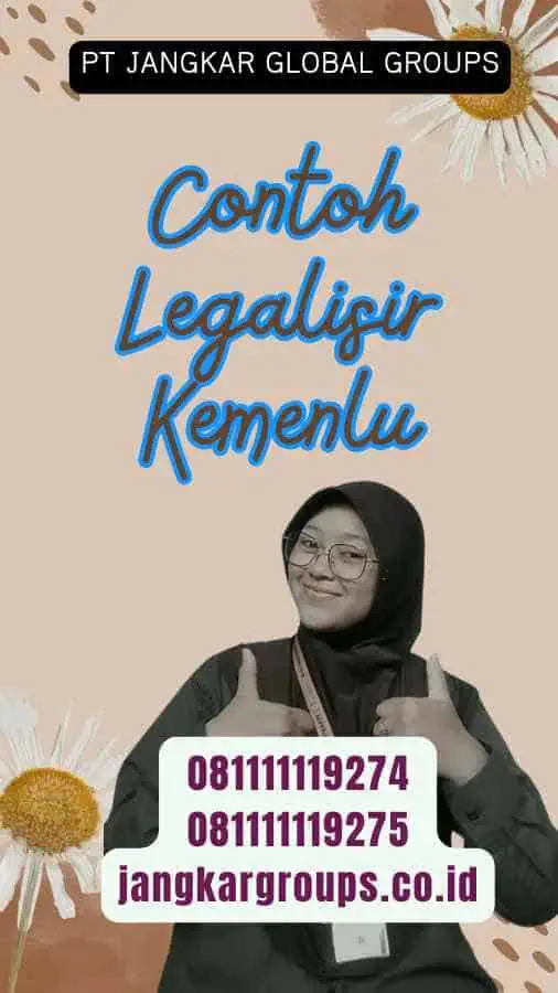 Contoh Legalisir Kemenlu