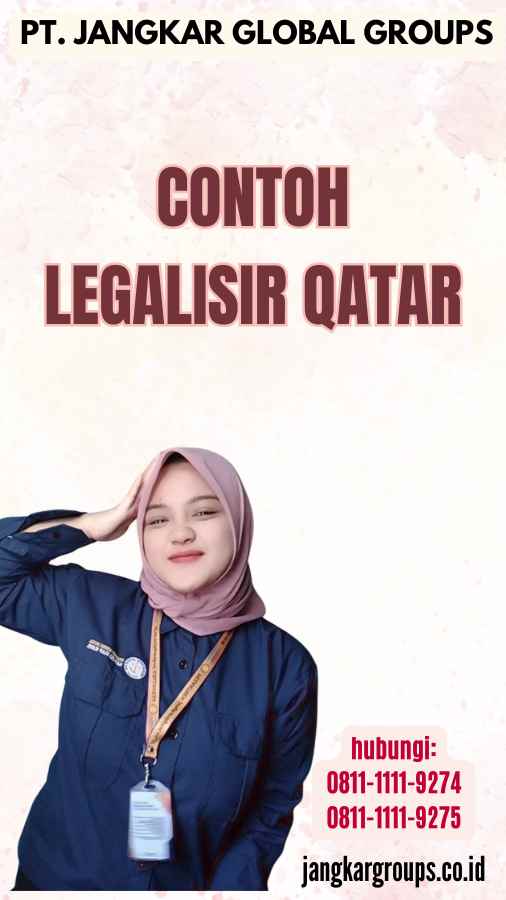 Contoh Legalisir Qatar