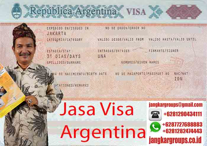 Contoh Visa Argentina
