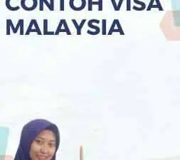 Contoh Visa Malaysia