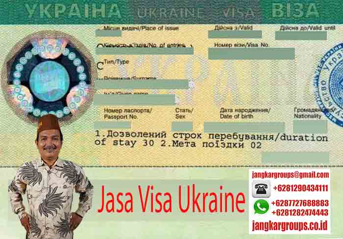 Contoh Visa Ukraina