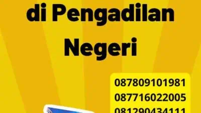 Dokumen Penetapan Nama di Pengadilan Negeri