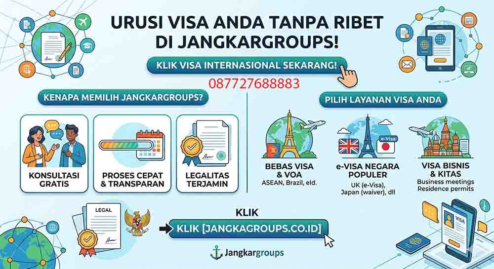 Infografis Layanan Visa