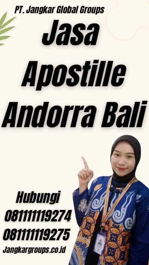 Jasa Apostille Andorra Bali