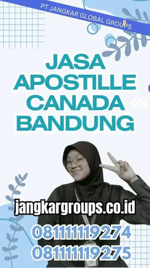 Jasa Apostille Canada Bandung