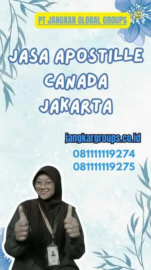 Jasa Apostille Canada Jakarta