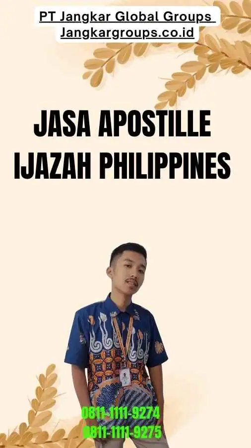 Jasa Apostille Ijazah Philippines