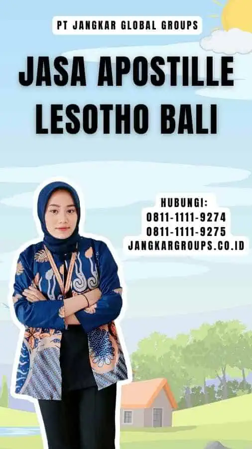 Jasa Apostille Lesotho Bali