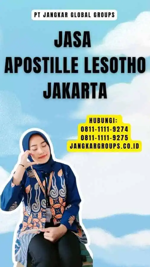 Jasa Apostille Lesotho Jakarta