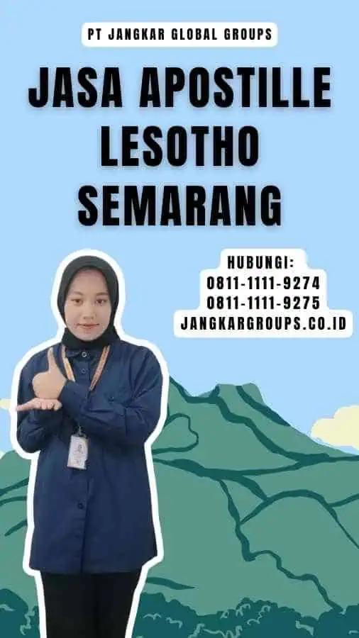 Jasa Apostille Lesotho Semarang