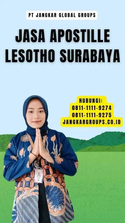 Jasa Apostille Lesotho Surabaya