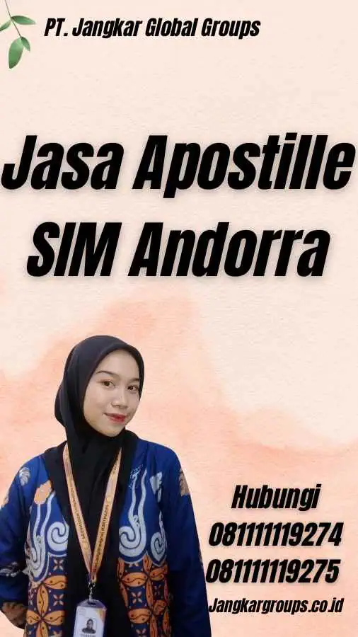 Jasa Apostille SIM Andorra