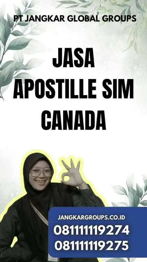 Jasa Apostille SIM Canada