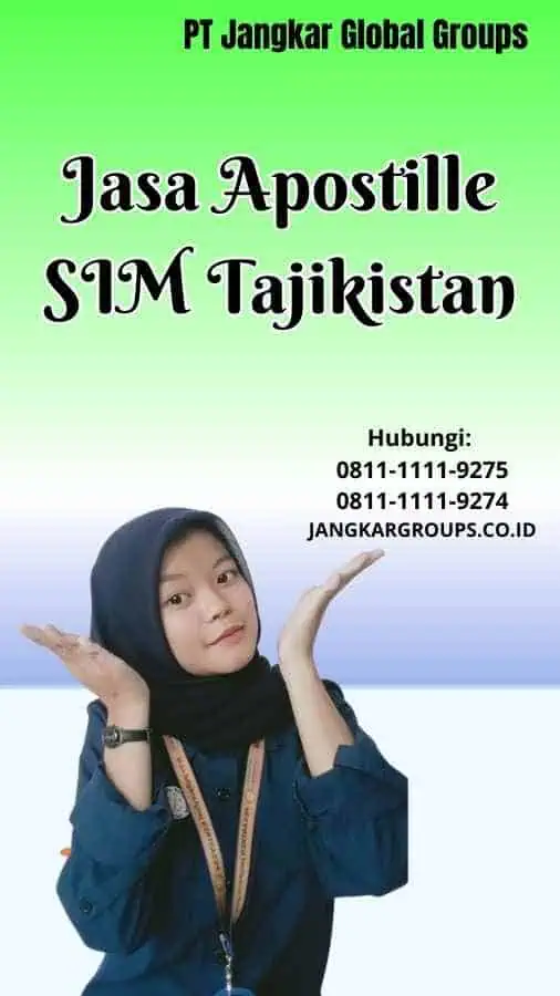 Jasa Apostille SIM Tajikistan