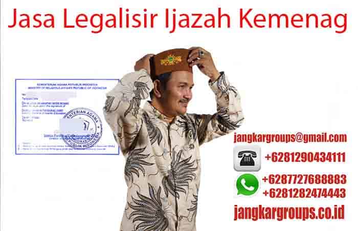 Jasa Legalisir Ijazah Kemenag