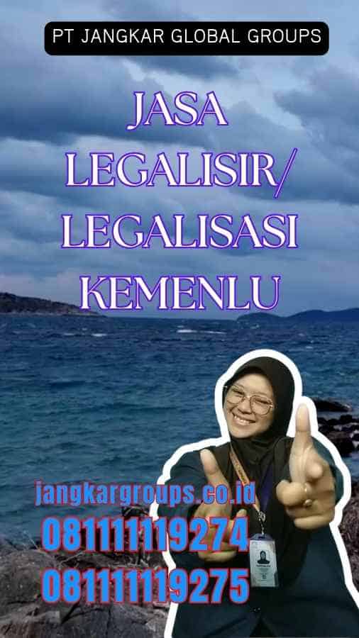 Jasa Legalisir/legalisasi Kemenlu