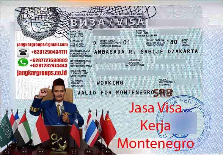 Jasa Visa Kerja Montenegro