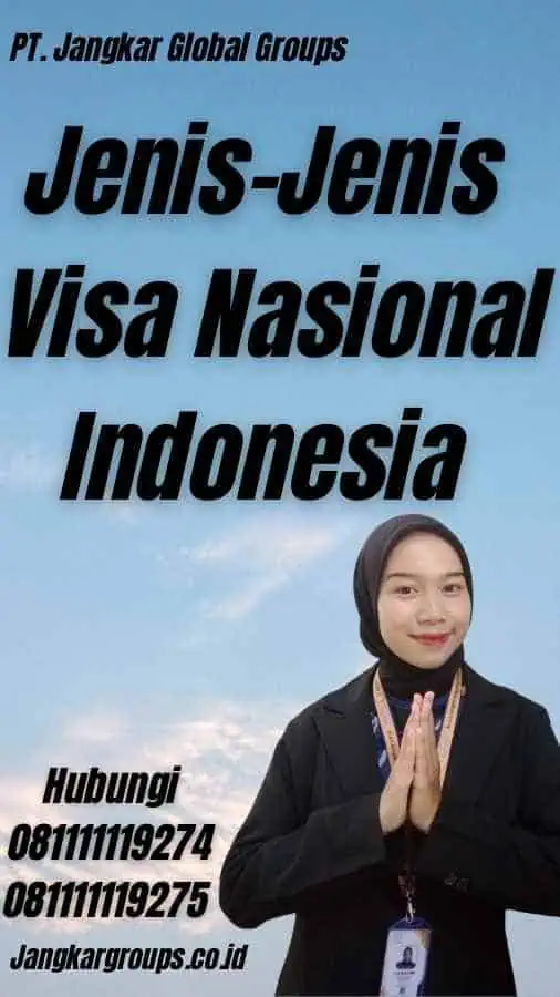 Jenis-Jenis Visa Nasional Indonesia