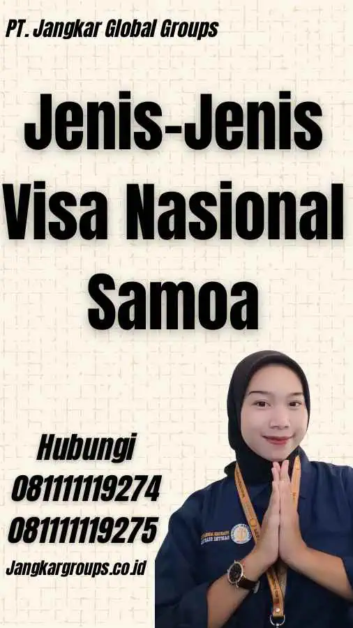 Jenis-Jenis Visa Nasional Samoa