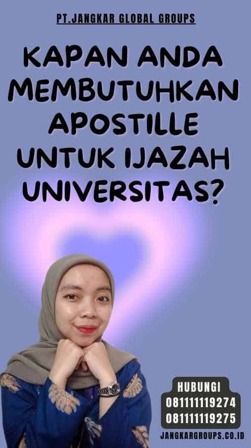 Kapan Anda Membutuhkan Apostille untuk Ijazah Universitas