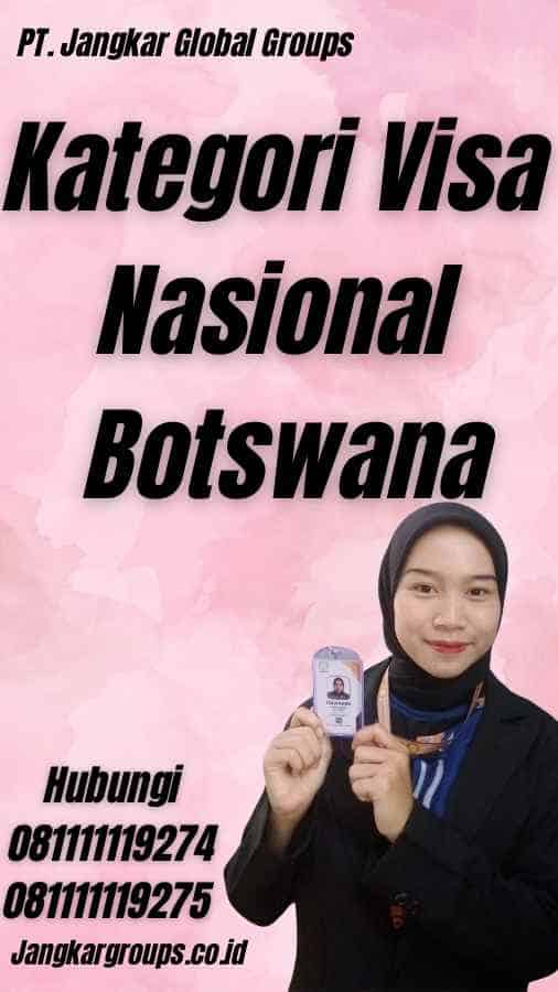 Kategori Visa Nasional Botswana