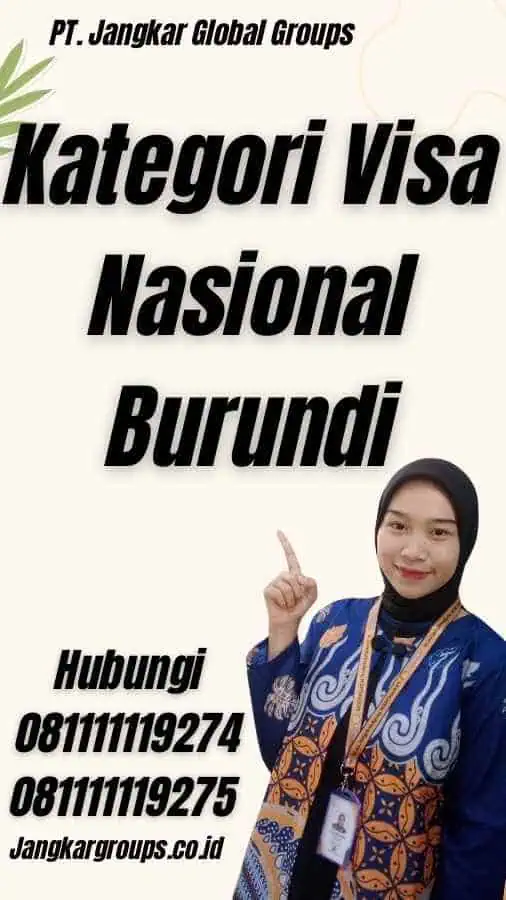 Kategori Visa Nasional Burundi