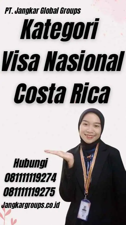 Kategori Visa Nasional Costa Rica