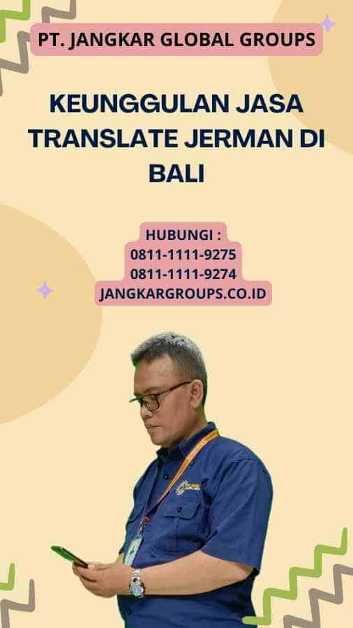 Keunggulan Jasa Translate Jerman di Bali