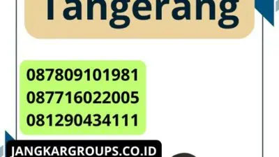 Konsultasi Pendirian Pt Tangerang