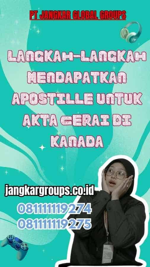 Langkah-Langkah Mendapatkan Apostille untuk Akta Cerai di Kanada