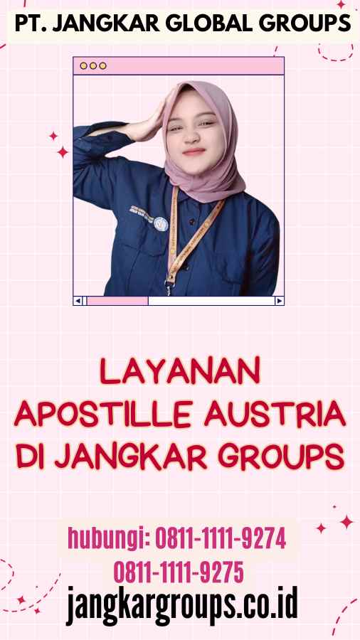 Layanan Apostille Austria di Jangkar Groups