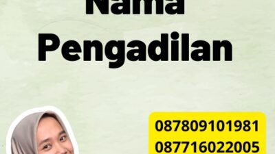 Layanan Ganti Nama Pengadilan