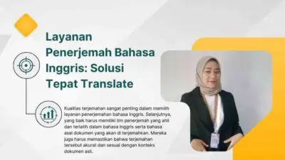 Layanan Penerjemah Bahasa Inggris: Solusi Tepat Translate