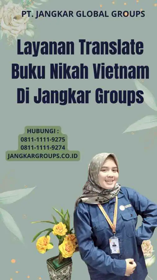 Layanan Translate Buku Nikah Vietnam Di Jangkar Groups